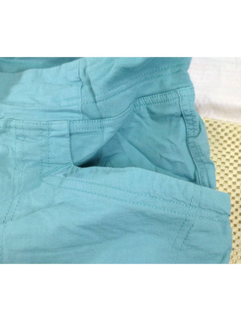 Prana Womens Wakeen Pants Azurite L Stretch Mini Ripstop Relaxed Fit Sustainable - Picture 10 of 15